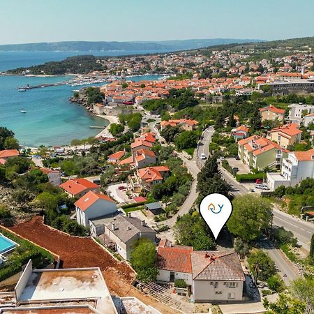Seaview Apartment Tina Krk Island - Happy Rentals Krk Town Bagian luar foto