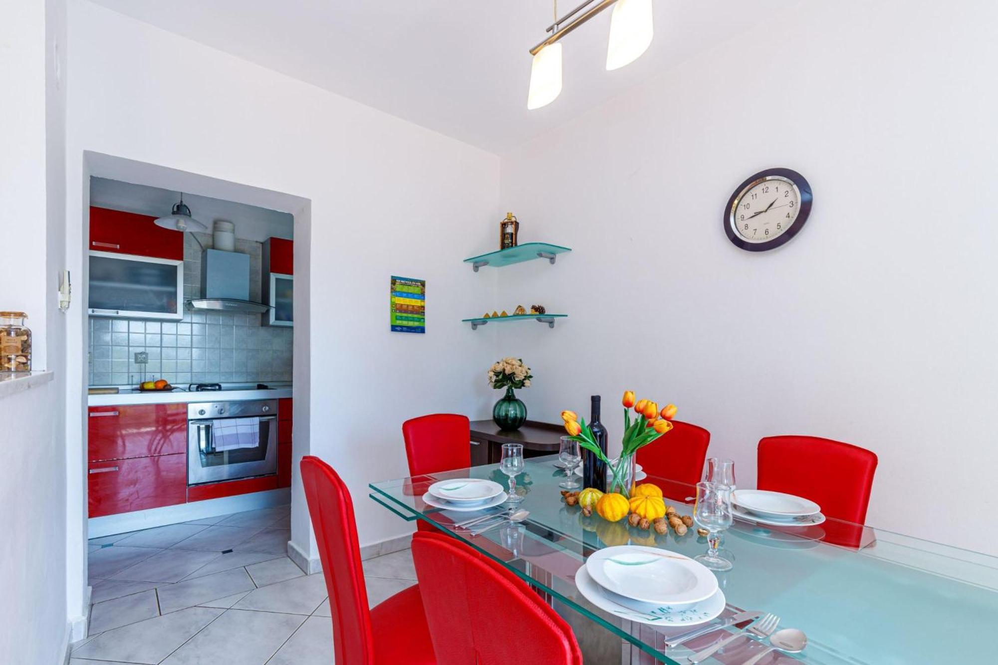 Seaview Apartment Tina Krk Island - Happy Rentals Krk Town Bagian luar foto